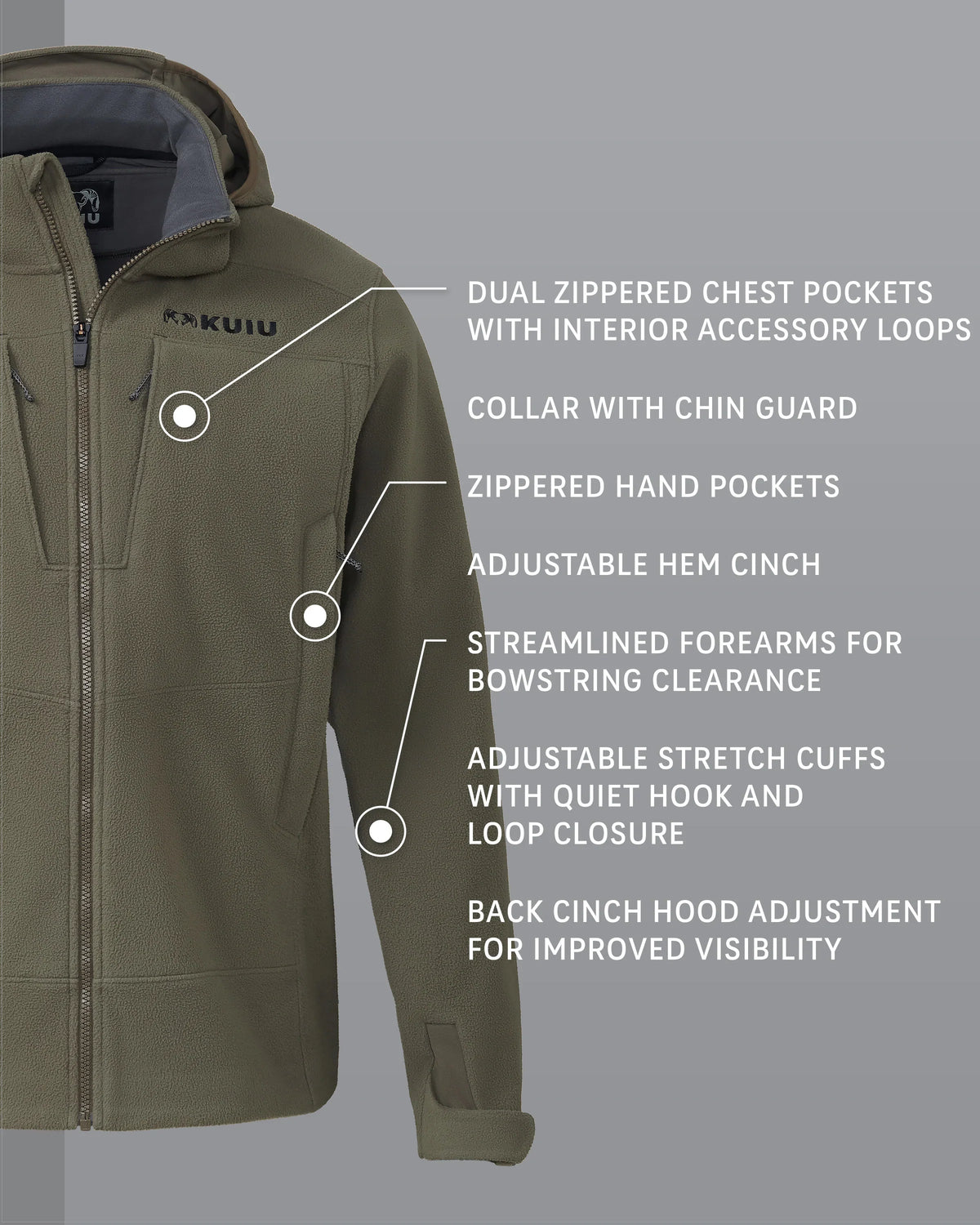Outlet KUIU Proximity LT Hooded Jacket | Ash