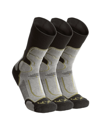 ULTRA Merino Crew Sock 3-Pair Pack | Grey Green