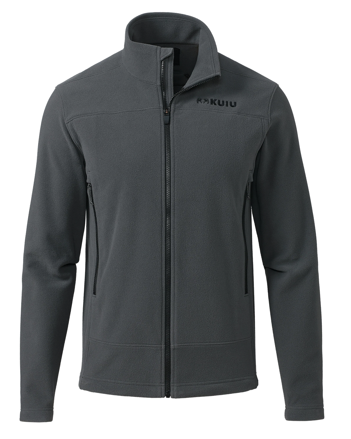 Border Fleece Full Zip | Gunmetal