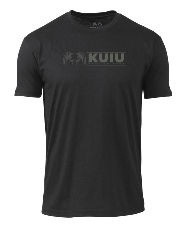 KUIU Here to Hunt Logo T-Shirt | Black