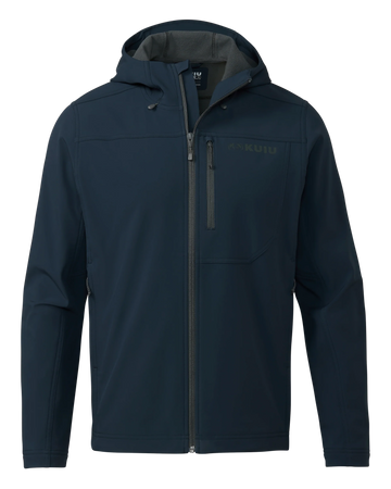 Alpine Hooded Jacket | Steel Blue