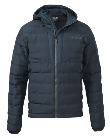 Outlet Elements Hooded Jacket | Steel Blue