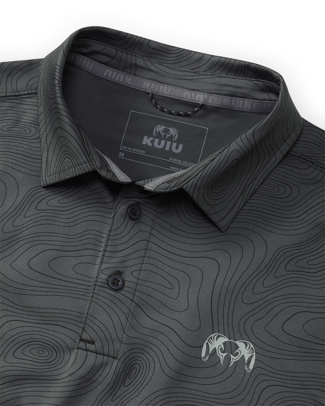KUIU Performance Polo Topo | Gunmetal Topo