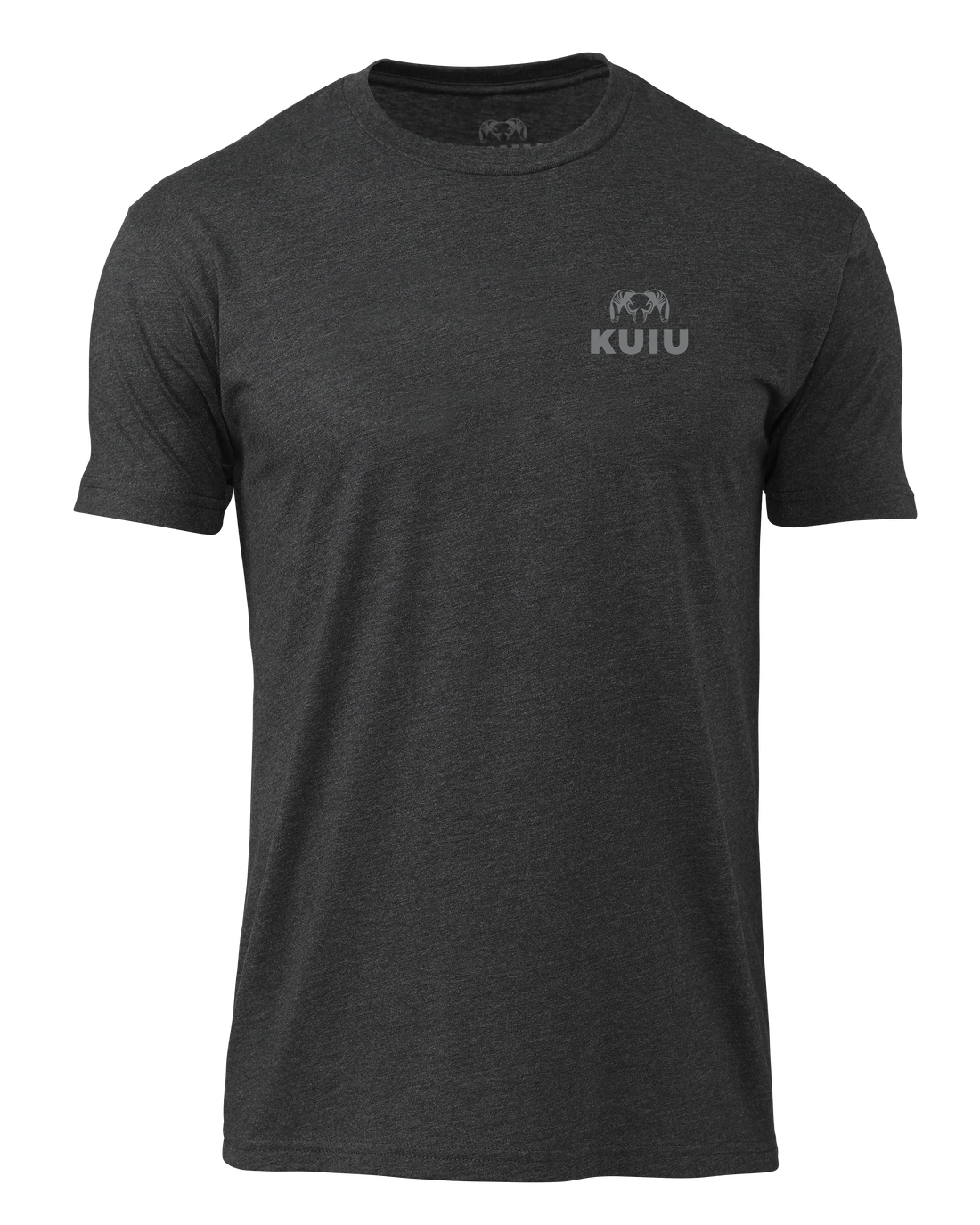 KUIU Vertical Flag Logo T-Shirt | Charcoal