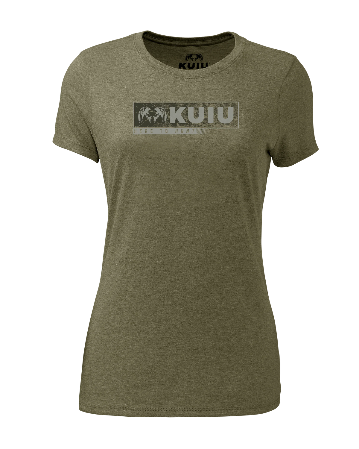Outlet Women's Here to Hunt Gritstone T-Shirt | Military Green