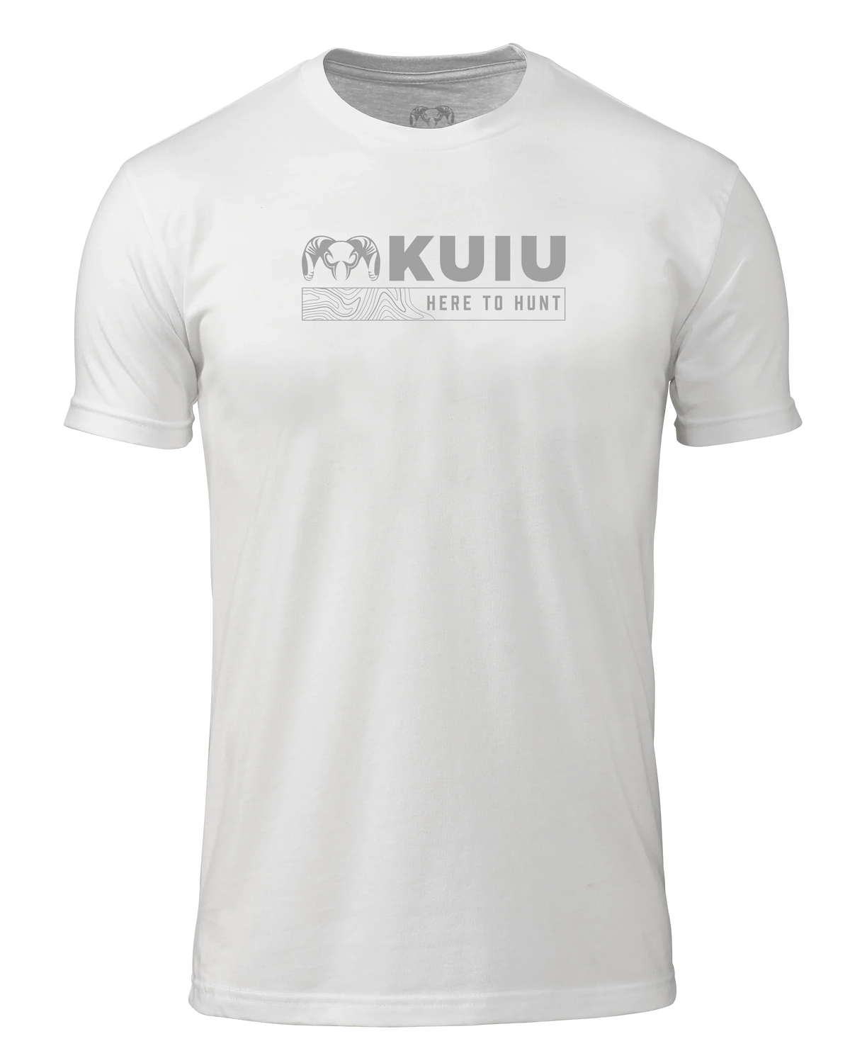 Outlet KUIU Topo Here to Hunt T-Shirt | White