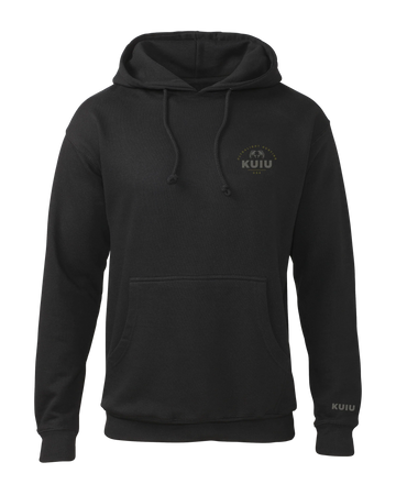 Outlet KUIU Stacked Chest Logo Hoodie | Black