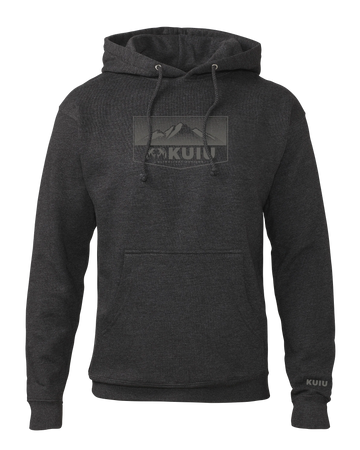 KUIU Ultralight Mountain Logo Hoodie | Charcoal