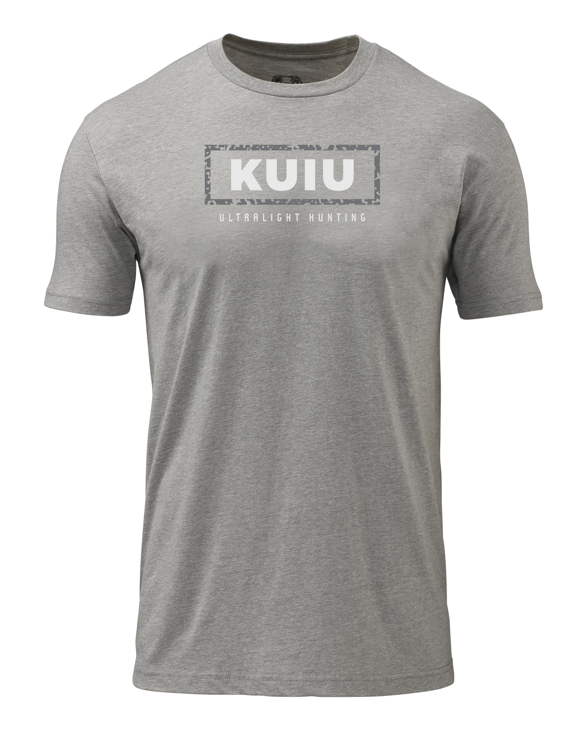 KUIU Box Logo T-Shirt | Heather Grey